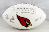 Roger Wehrli Autographed Arizona Cardinals Logo Football W/ HOF- JSA W Auth