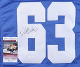 Jeff Saturday Signed Indianapolis Colts Jersey (JSA COA) Super Bowl XLI Champion