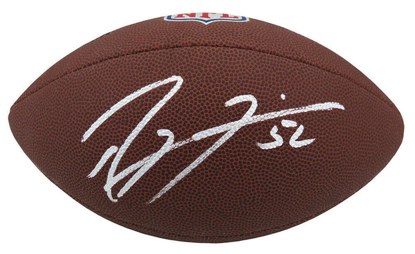 Ray Lewis Signed Wilson Duke Replica Full Size NFL Football - (Beckett COA)