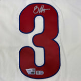 Autographed/Signed Bryce Harper Phillies Cream Authentic Jersey Fanatics MLB COA