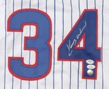 Kerry Wood Signed Chicago Cubs Jersey (PSA COA) Rookie Record 20 K's 05/06/1998