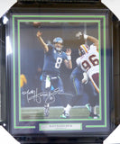 MATT HASSELBECK AUTOGRAPHED SIGNED FRAMED 16X20 PHOTO SEAHAWKS MCS HOLO 123735