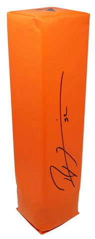 Ray Lewis RAVENS Signed Orange Endzone Football Pylon - SCHWARTZ COA