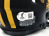 ALVIN KAMARA AUTOGRAPHED SAINTS ECLIPSE BLACK MINI HELMET BECKETT WITNESS 224757