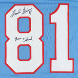 Ernest Givins Signed Houston Oilers Jersey Inscribed "Run & Shoot" (JSA COA) W.R