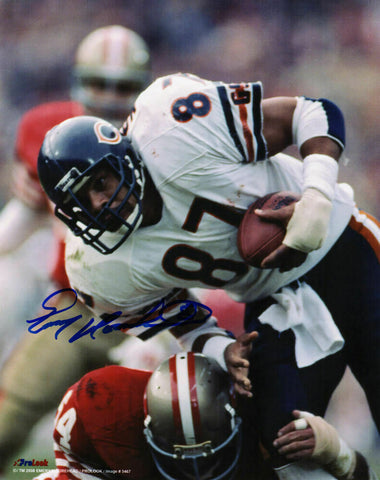 EMERY MOOREHEAD Signed Chicago Bears Action 8x10 Photo - SCHWARTZ