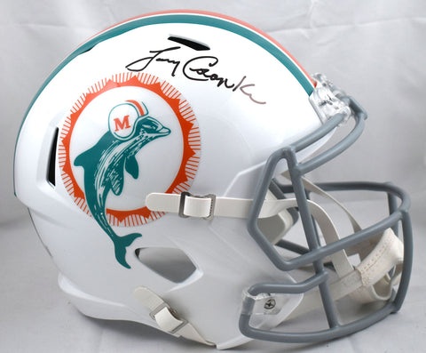 Larry Csonka Autographed Miami Dolphins F/S 1972 Speed Helmet - Beckett W Holo