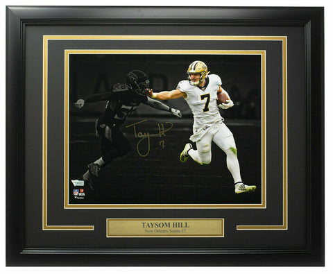 Taysom Hill Signed Framed 11x14 New Orleans Saints Spotlight Photo Fanatics