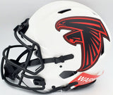 KYLE PITTS AUTOGRAPHED FALCONS LUNAR ECLIPSE FULL SIZE AUTH HELMET DIRTY BIRD