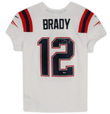 Tom Brady Autographed Patriots Nike Elite Color Rush White Jersey Fanatics