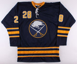 Zemgus Girgensons Signed Sabres Jersey (Beckett)14th Overall Pick 2112 NHL Draft