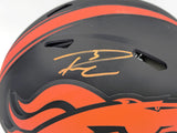 RUSSELL WILSON AUTOGRAPHED BRONCOS ECLIPSE FULL SIZE AUTH HELMET FANATICS 227931