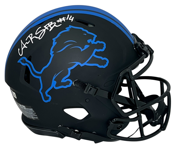 AMON-RA ST BROWN AUTOGRAPHED DETROIT LIONS AUTHENTIC ECLIPSE HELMET BECKETT