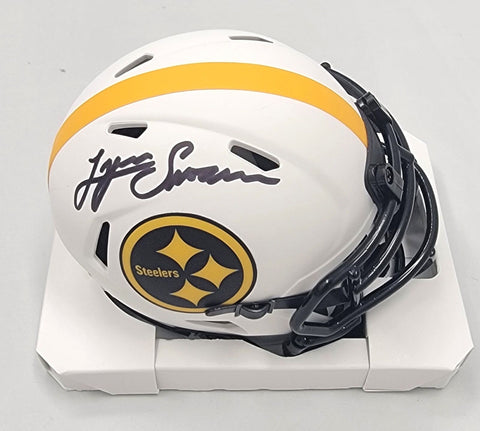 Lynn Swann Autographed Pittsburgh Steelers Lunar Eclipse Mini Helmet Beckett