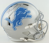 Jameson Williams Signed Detroit Lions Full Sized Speed Helmet (Beckett) Bama WR