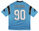 Panthers Julius Peppers Signed Blue Nike Limited Jersey w/ Sewn #s BAS Witness