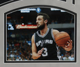 Marco Belinelli Signed Spurs 34x42 Framed Jersey "2016 NBA Champs!" (PSA Holo)