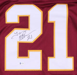 Terry Allen Signed Redskins Jersey (Beckett COA) 8614 Career Rushing Yards-79 TD