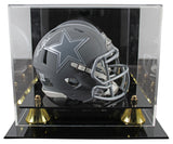 Cowboys Deion Sanders Authentic Signed Slate Speed Mini Helmet w/. Case BAS Wit