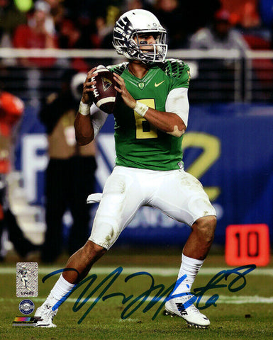 MARCUS MARIOTA AUTOGRAPHED SIGNED 8X10 PHOTO OREGON DUCKS MM HOLO STOCK #89177