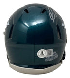 Brandon Graham Signed Eagles Mini Speed Helmet BAS w/ Super Bowl 59 Case