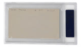 Isiah Thomas Detroit Pistons Signed Slabbed Index Card PSA/DNA