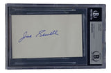 Joe Sewell Cleveland Guardians Signed Slabbed Index Card BAS 00012634276