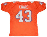 TERRY KINARD SIGNED AUTOGRAPHED CLEMSON TIGERS #43 ORANGE JERSEY JSA