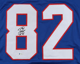 Don Beebe Signed Bills Jersey (Beckett COA) Buffalo Wide Receiver (1989-1994)