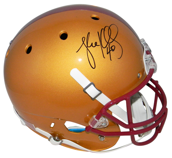 LUKE KUECHLY SIGNED AUTOGRAPHED BOSTON COLLEGE EAGLES FULL SIZE HELMET JSA