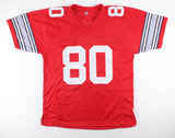 Jan White Signed Ohio State Buckeyes Jersey w 4 inscriptions "Michigan Sucks" +3