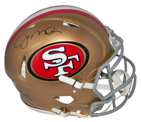 JOE MONTANA SIGNED SAN FRANCISCO 49ERS FULL SIZE SPEED AUTHENTIC HELMET BECKETT