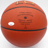 Paul Arizin Autographed Spalding I /O Basketball Warriors HOF 1977 JSA