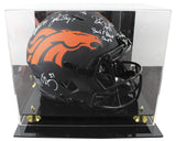 Broncos (4) Elway, Sharpe +2 Signed Eclipse F/S Speed Proline Helmet W/ Case BAS