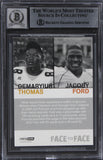 Georgia Tech Demaryius Thomas Signed 2010 Press Pass #FF13 Card Auto 10 BAS Slab