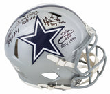 Smith, Dorsett, Parsons & Prescott Signed F/S Speed Proline Helmet w/ Case BAS 1