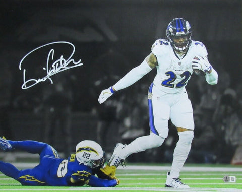 Derrick Henry Signed/Auto 16x20 Photo Baltimore Ravens Beckett 192997