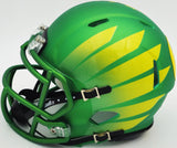 DILLON GABRIEL AUTOGRAPHED OREGON GREEN MINI HELMET WITH WINGS BECKETT 235762