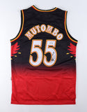 Dikembe Mutombo Signed Atlanta Hawks Jersey (PSA COA) 8xNBA All Star Center