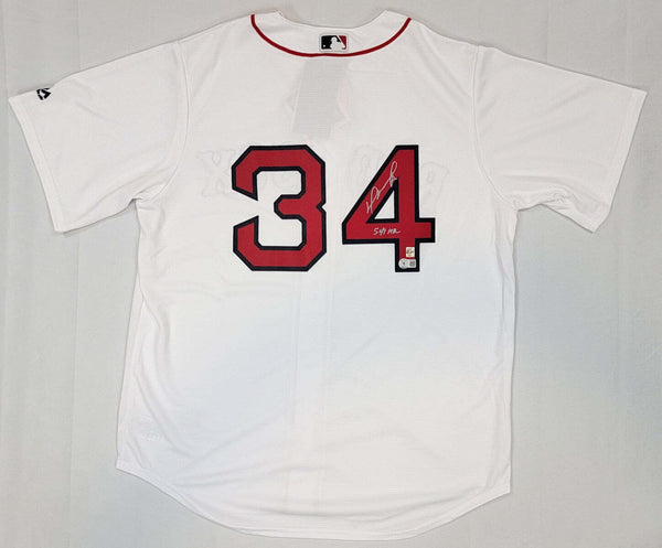 David Ortiz Autographed Boston Red Sox Replica Jersey W/541 HR Beckett Witnessed