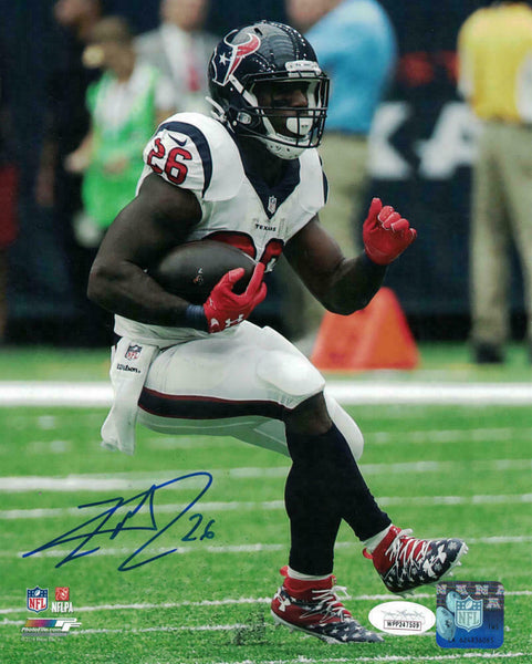 Lamar Miller Autographed/Signed Houston Texans 8X10 Photo JSA 22691 PF