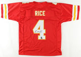 Rashee Rice Signed Kansas City Chiefs Jersey (Beckett) 2023 Draft Pk / Receiver