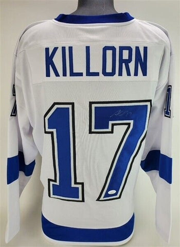 Alex Killorn Signed Tampa Bay Lightning Jersey (JSA COA) 2020 & 2021 Stanley Cup