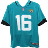 Trevor Lawrence Signed Jacksonville Jaguars Nike Teal Jersey FAN 44060