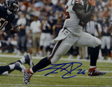 Lamar Miller Autographed *Blue Houston Texans 8x10 Running Photo- JSA W Auth