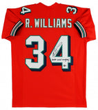 Ricky Williams Signed Dolphins Jersey Inscribed "Smoke Weed Every day" (Beckett)