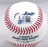 Omar Vizquel Autographed Rawlings OML Baseball - Beckett W Hologram *Blue