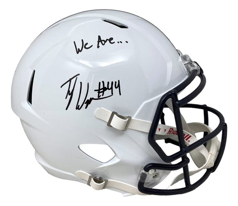 Tyler Warren Signed Penn State Full Size Speed Replica Helmet We Are JSA