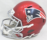 DANNY AMENDOLA AUTOGRAPHED PATRIOTS FLASH RED FULL SIZE HELMET BECKETT 221074