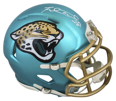 Jaguars Fred Taylor Authentic Signed Flash Speed Mini Helmet BAS Witnessed